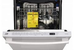SPT Energy Star 24″ Built-In Dishwasher w/ Smart Wash System & Heated Drying – White
