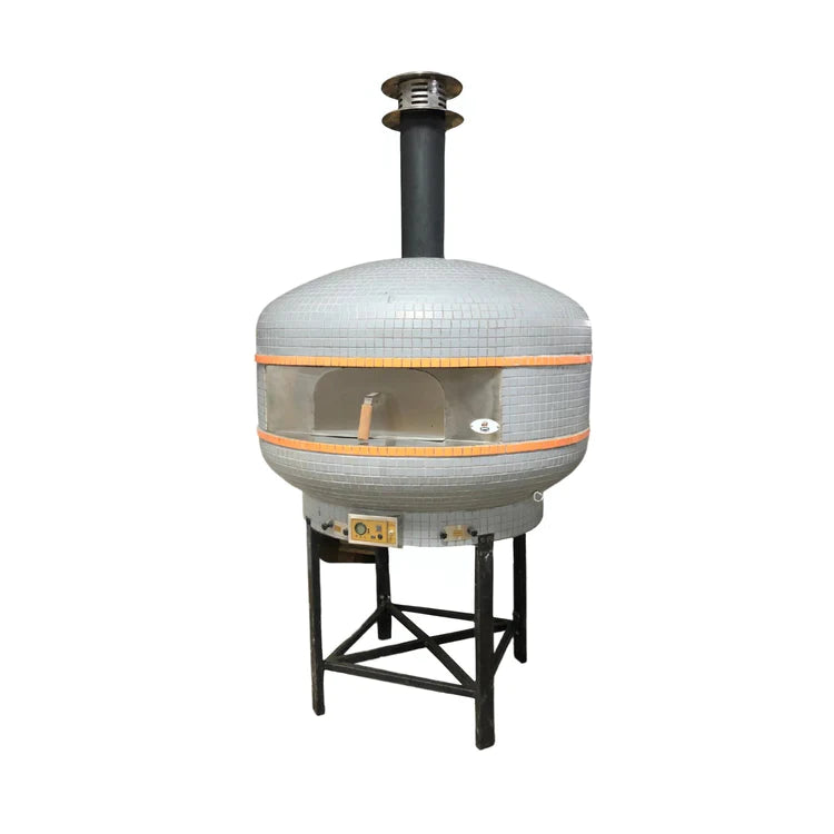 WPPO 48" Professional Digital Controlled Wood Fired Oven w/Convection Fan