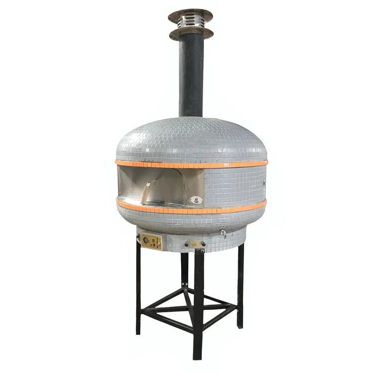 WPPO 48" Professional Digital Controlled Wood Fired Oven w/Convection Fan