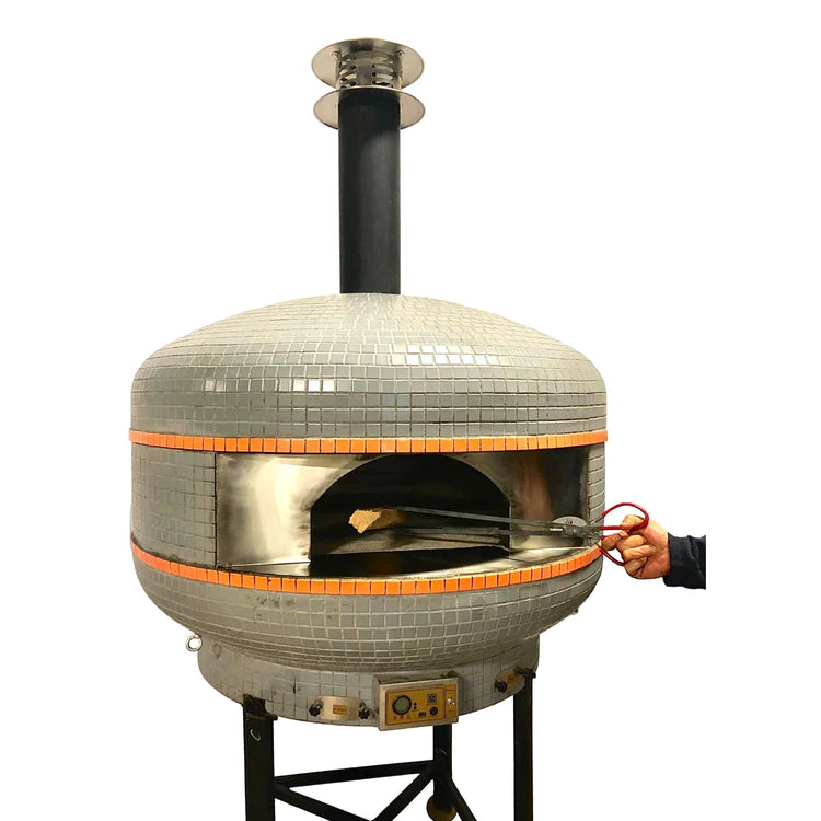WPPO 28" Professional Digital Controlled Wood Fired Oven w/Convection Fan