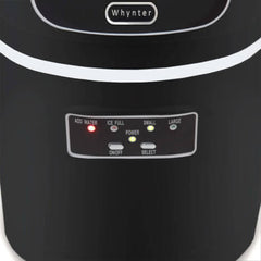 Whynter Compact Portable Ice Maker 27 lb capacity - Black