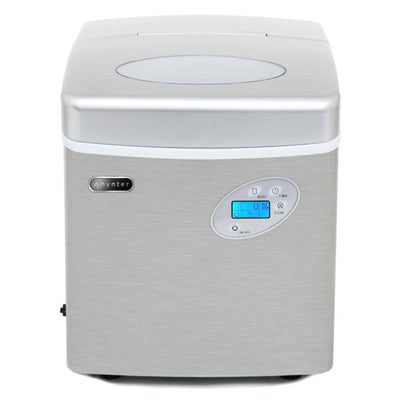 Whynter Portable Ice Maker with 49lb Capacity Stainless Steel with Water Connection
